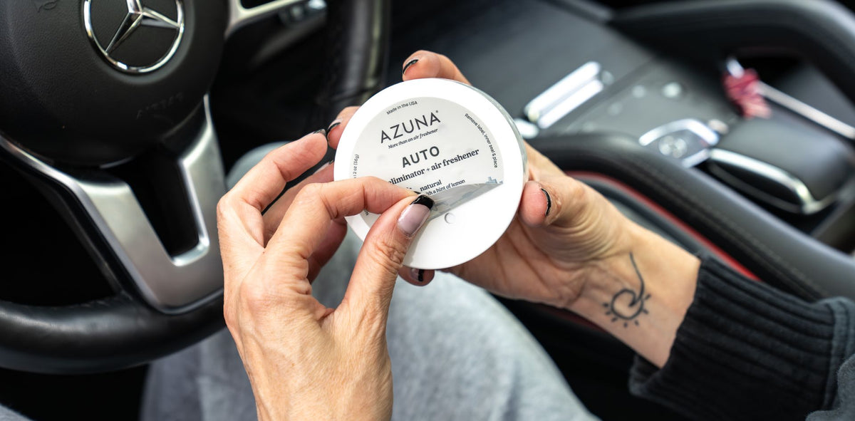 Natural, Non-Toxic Vehicle Odor Control That Lasts –Azuna