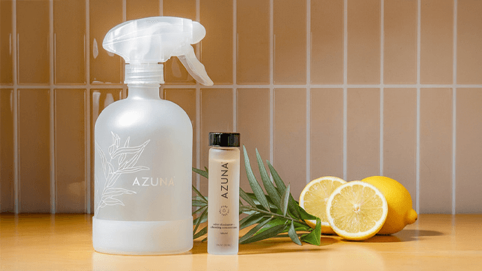 Image introducing new Azuna scents, showcasing a variety of fragrance options