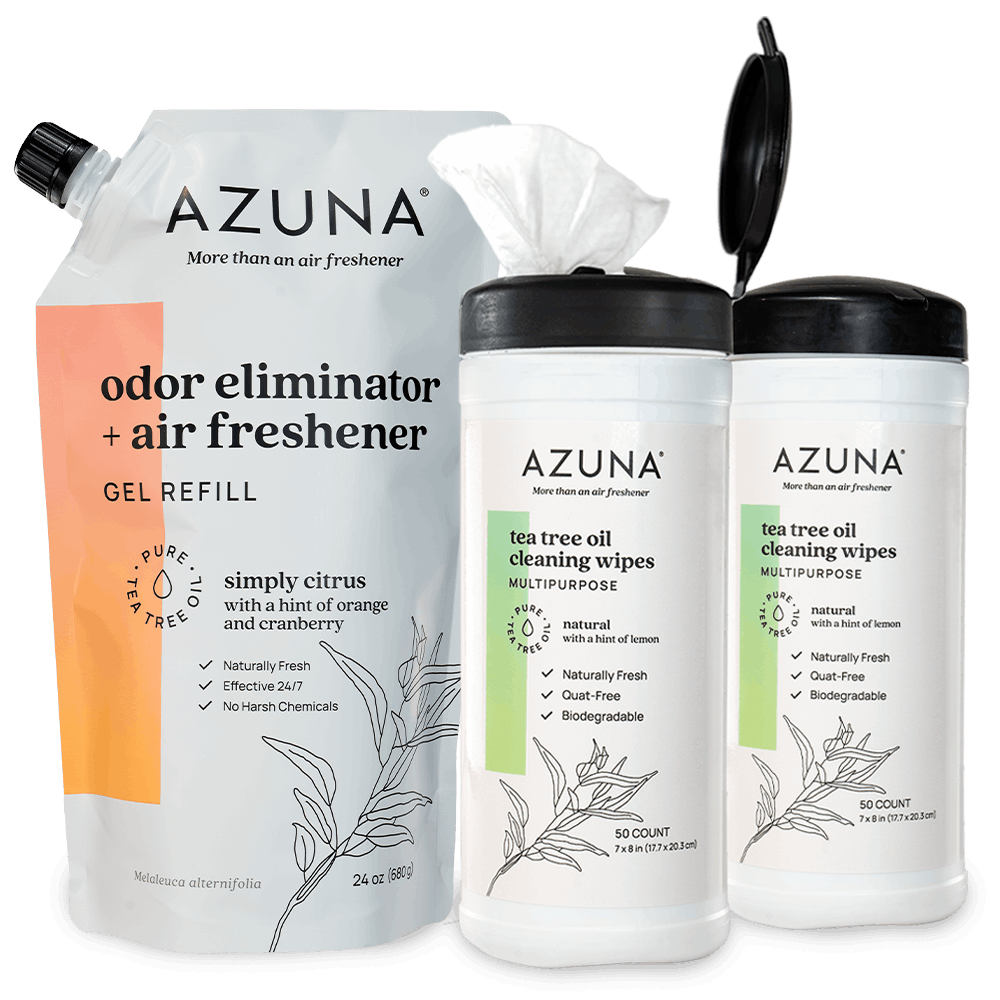 Cleaning Wipes &amp; 24 oz Refill Gel Pouch Bundle Home &amp; Garden