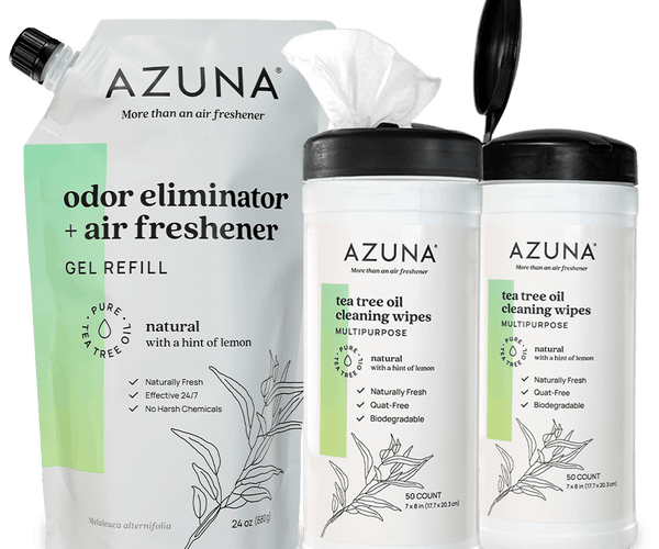 Cleaning Wipes & 24 oz Refill Gel Pouch Bundle