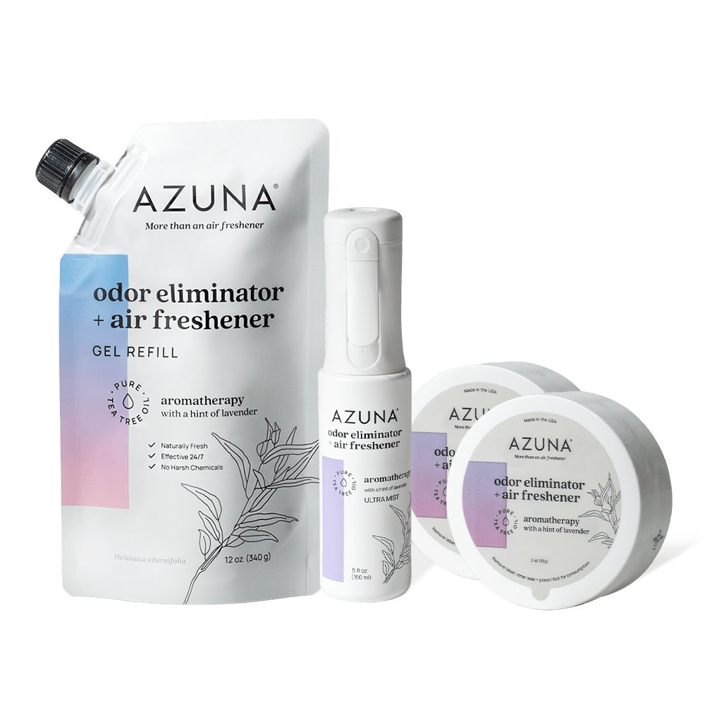Refreshment Spray α & Cleansing Foam α Azuna Apartment Kit for Odor Solutions and Freshness