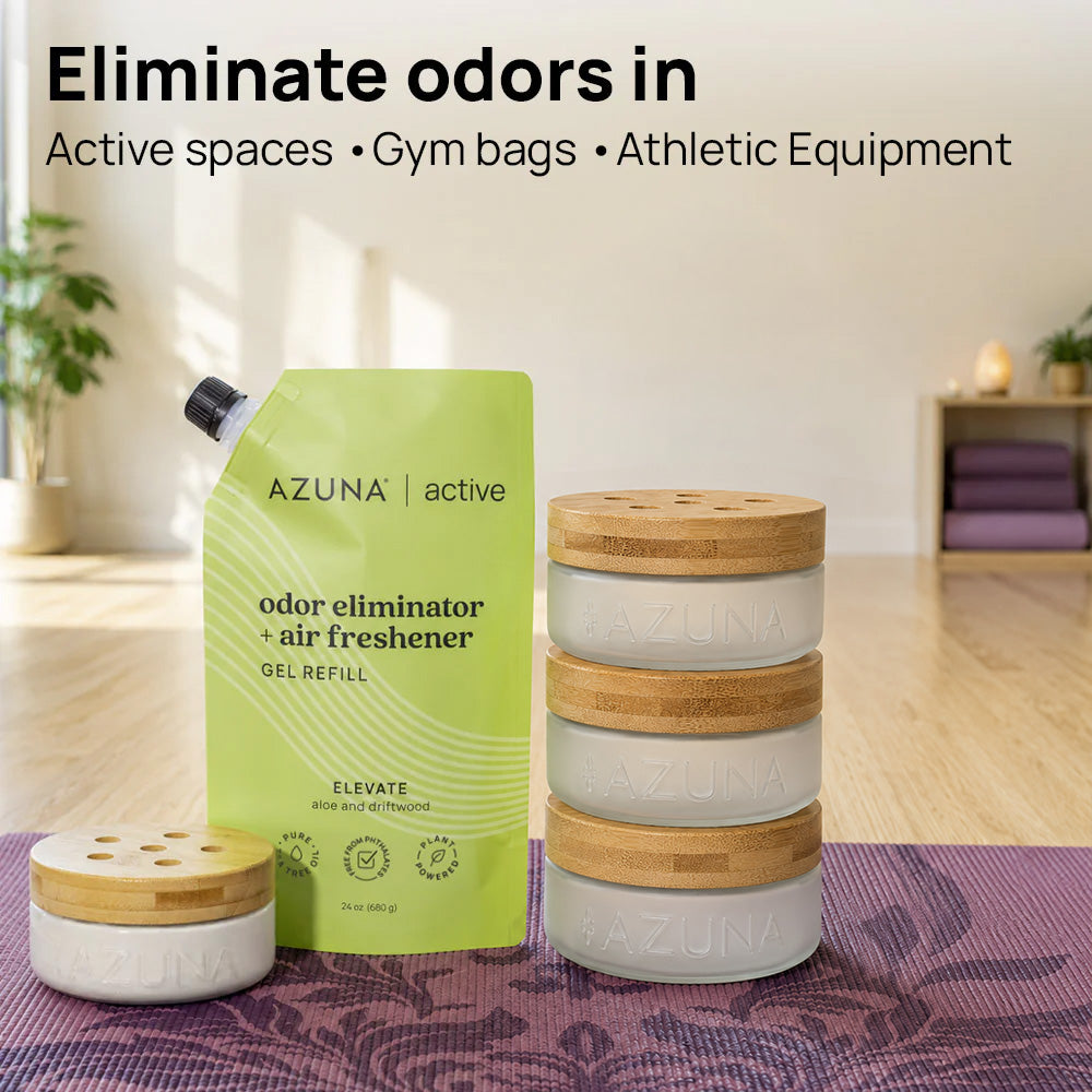 Azuna Luxe Glass Odor Eliminator 4 Room Starter Kit