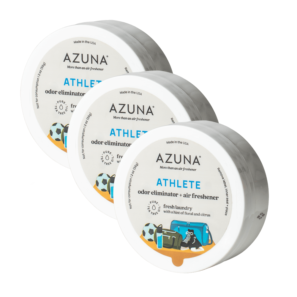Freshen Your Gym Bag Trio with Azuna Odor Eliminator