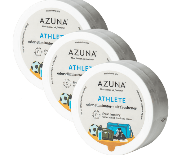 Freshen Your Gym Bag Trio with Azuna Odor Eliminator