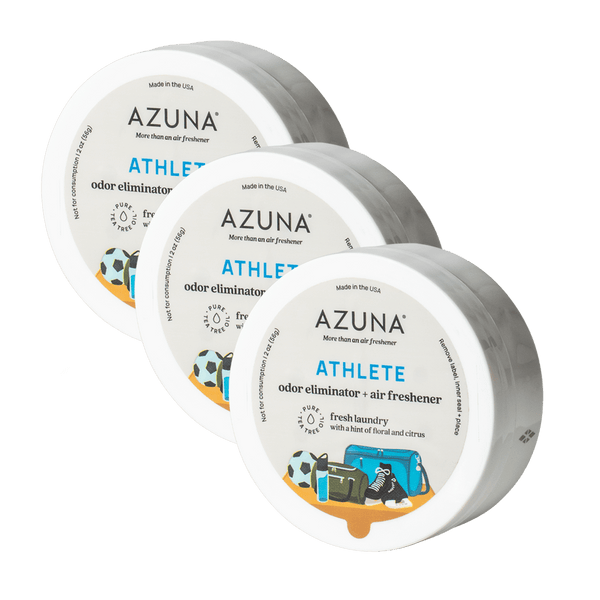 Freshen Your Gym Bag Trio with Azuna Odor Eliminator