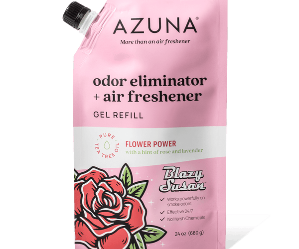 24oz Odor Eliminator Gel Refill in Flower Power Azuna x Blazy Susan Top Deal Steal