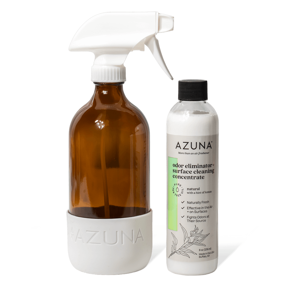 Reusable Glass Bottle &amp; Odor Eliminator Spray Starter Kit