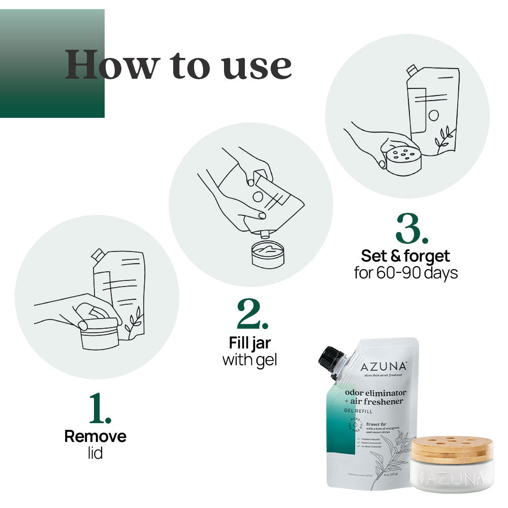 Azuna Fresh Take Luxe Glass Kit for Lasting Freshness