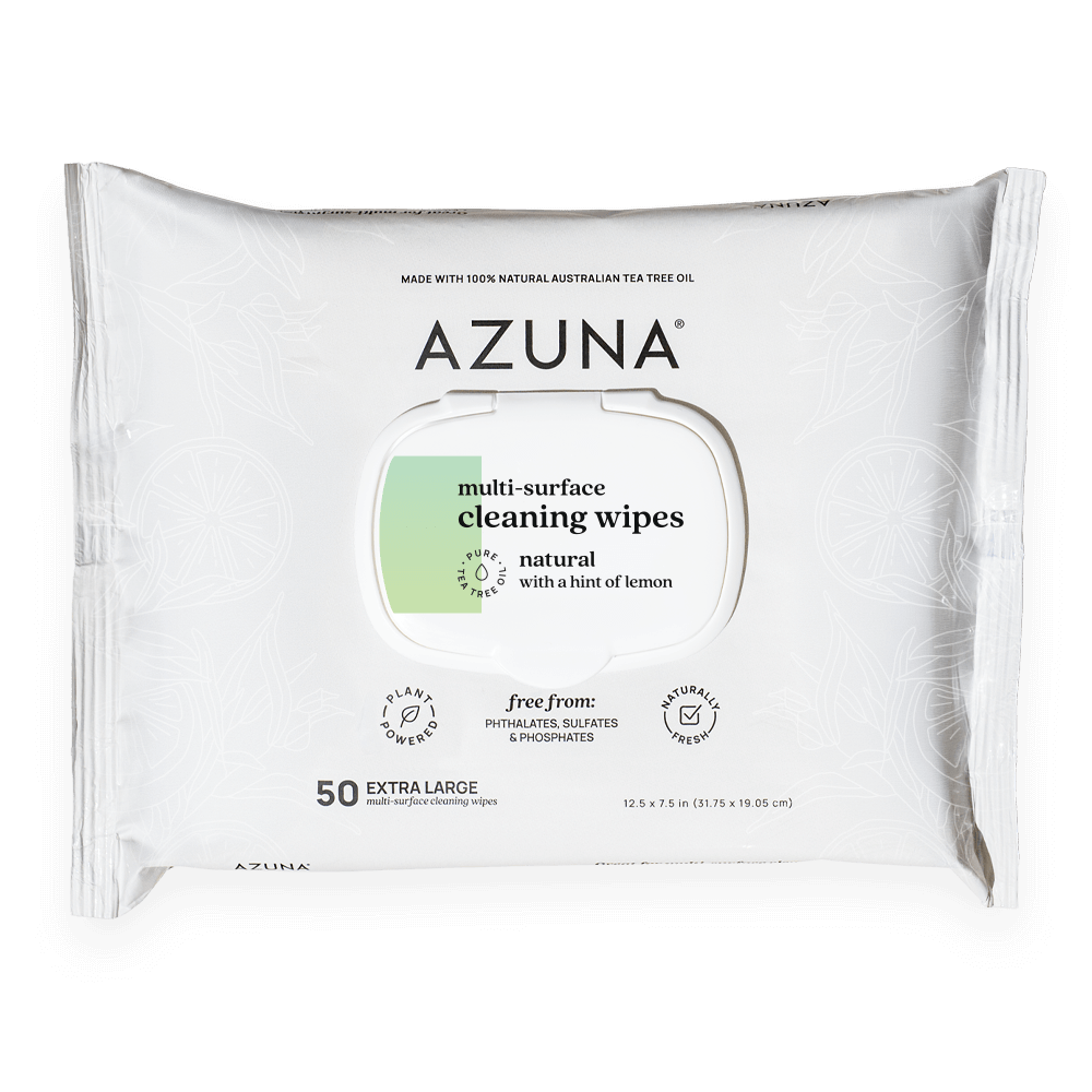 Multipurpose Tea Tree Oil Cleaning Wipes –Azuna